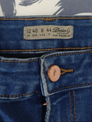 Pantalón vaquero mujer azul