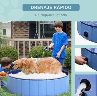 Piscina Plegable para Mascotas Ø120x30 cm