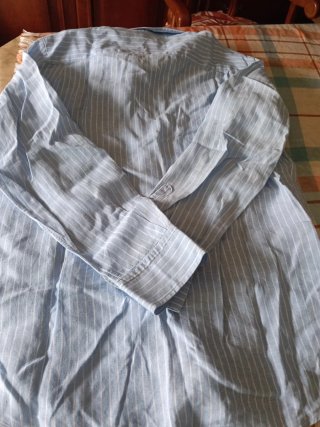 Camisa Massimo Dutti Rayas Azules