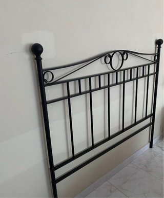 Cabezal de cama de forja negro CALIDAD 100%