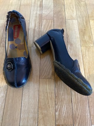 Zapatos negros de piel