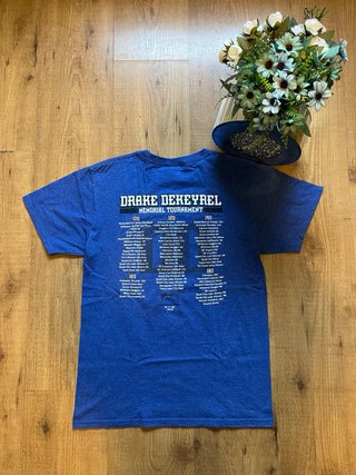T-shirt Drake DeKeyrel Memorial S uomo vintage usa