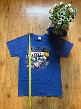 T-shirt Drake DeKeyrel Memorial S uomo vintage usa