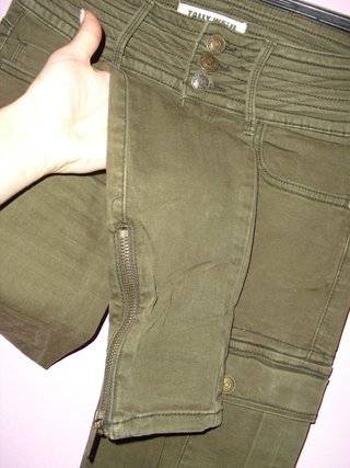 Pantaloni Verde Cachi Tally Weijl Jeans Verde New