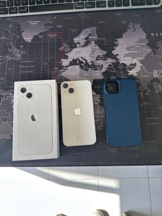 iPhone 13 128GB 84% Batería. Con caja y funda