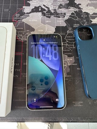 iPhone 13 128GB 84% Batería. Con caja y funda
