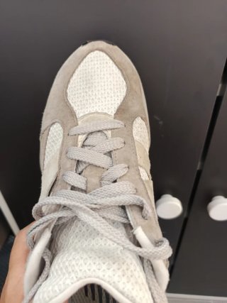 Zapatillas New Balance Beige/Gris