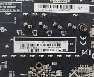 Sapphire Radeon RX 570 4GB - Para Piezas