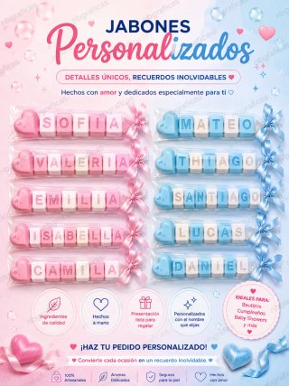 Jabones personalizados
