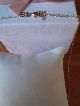 Collana  fiore nero oro