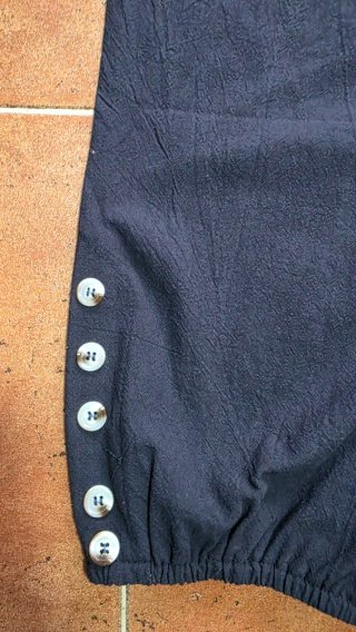 Pantalón pirata azul