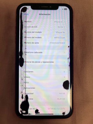 iPhone XR (PRODUCT)RED (para piezas/reparacion)
