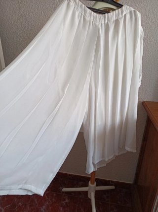 Conjunto Traje Mujer Blanco Talla L