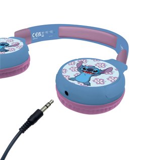 Auriculares Disney Stitch 2en1 BT,Cable y micro
