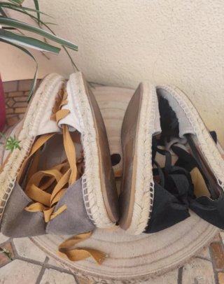 Zapatillas Esparto.T-37 (2 pares) precio total 12€
