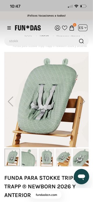 Funda de “Fun*das Bcn” para newborn de Stokke
