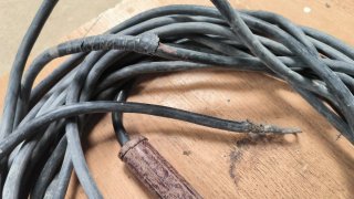 Cable de soldadura con pinza