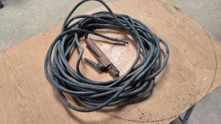 Cable de soldadura con pinza