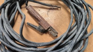 Cable de soldadura con pinza