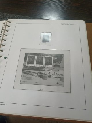 Álbum de sellos vacío tapa dura