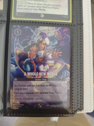 A Whole New World Lorcana Carta Promocional Año 1