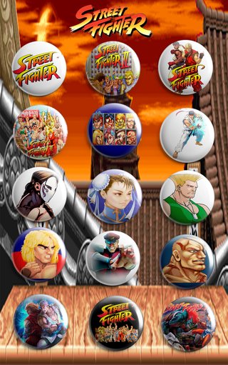 PACK CHAPAS ARCADE STREET FIGHTER (CAPCOM)