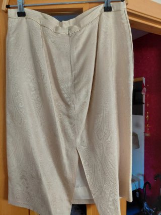 Traje Chaqueta Zara Beige/Dorado