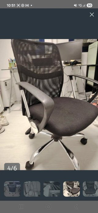 Mesa Escritorio Cristal Rascacielos + Silla