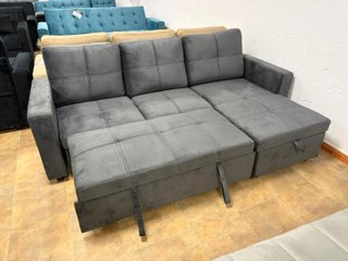 Nuevo! Sofá cama en L reversible + arcón integrado