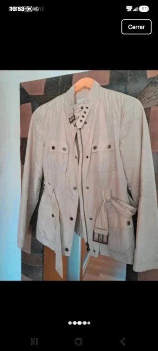 Sahariana beige mujer
