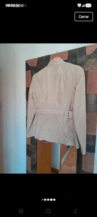 Sahariana beige mujer