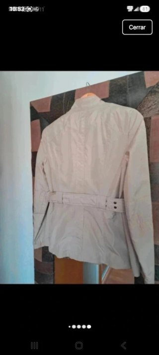 Sahariana beige mujer