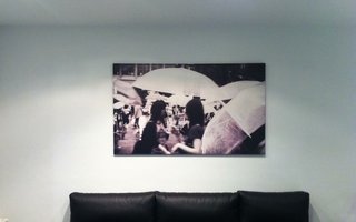Cuadro Fotografía B/N Grande 90x150cm