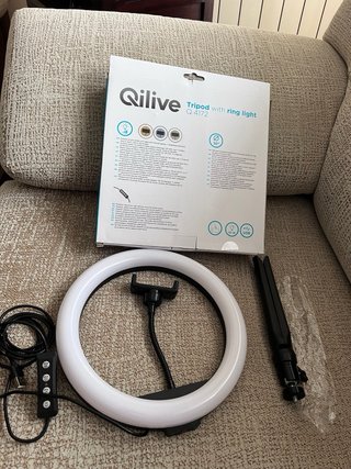 Aro de luz Qilive con trípode