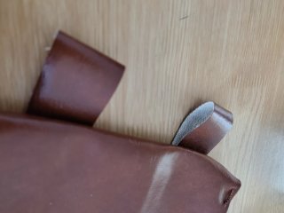 Bolso medieval para cinturón, cuero falso