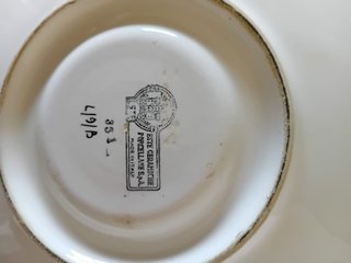 Coppia piatti ceramica carciofo