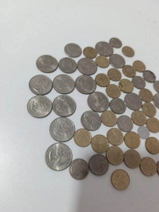 Lote de monedas variadas