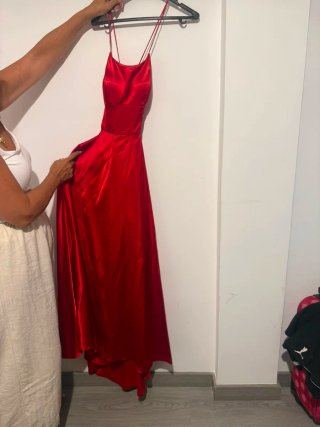 Vestido rojo largo