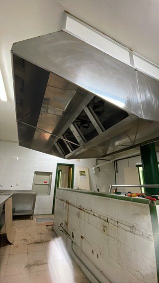 Extractor industrial de acero inoxidable