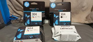 Cartuchos HP 304 (Negro y Tricolor)