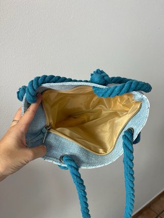 Bolso niña Stich azul y rosa