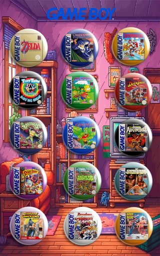 PACK CHAPAS NINTENDO GAME BOY (VOL 1)