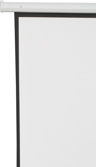 Pantalla de Proyector de 100 Pulgadas Formato 4:3 Ajustable con Control Remoto, Pantalla de Proyección Motorizada Compacta, Instalación en Pared o Techo, 203X152 Cm, Blanca