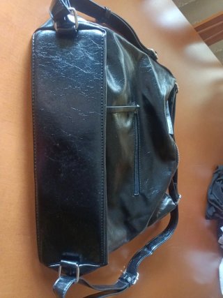 Mochila Paco Martínez Negra Charol
