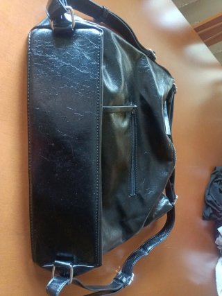 Mochila Paco Martínez Negra Charol