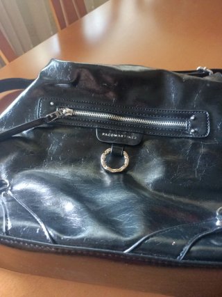 Mochila Paco Martínez Negra Charol