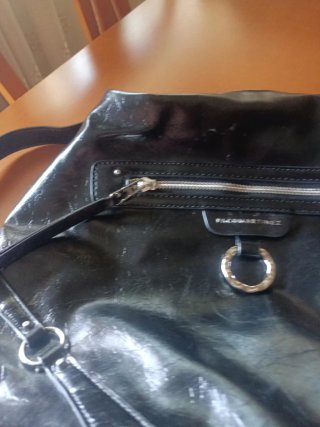 Mochila Paco Martínez Negra Charol