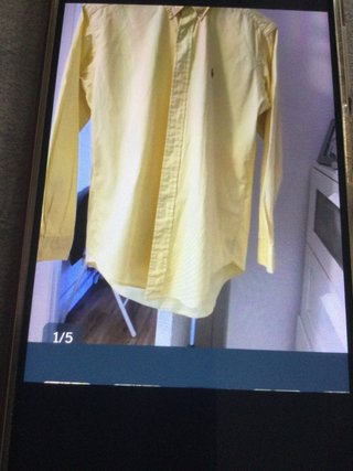 Camisa Polo Ralph Lauren Amarilla