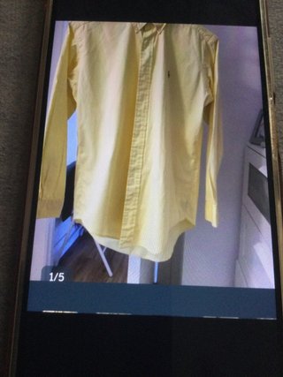 Camisa Polo Ralph Lauren Amarilla