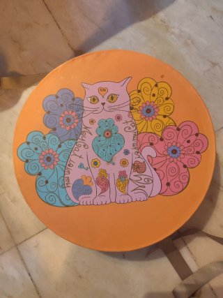 Juego de tazas de desayuno con gatos.